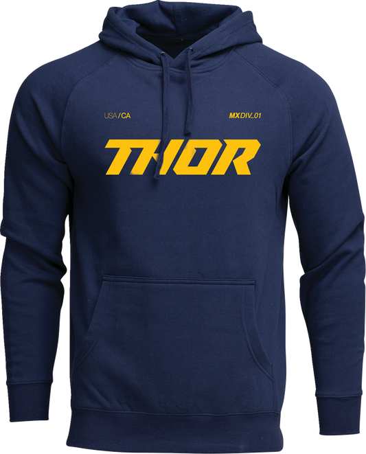 THOR Brave Pullover Hoodie - Navy - Medium by THOR, Part Number 3050-6985