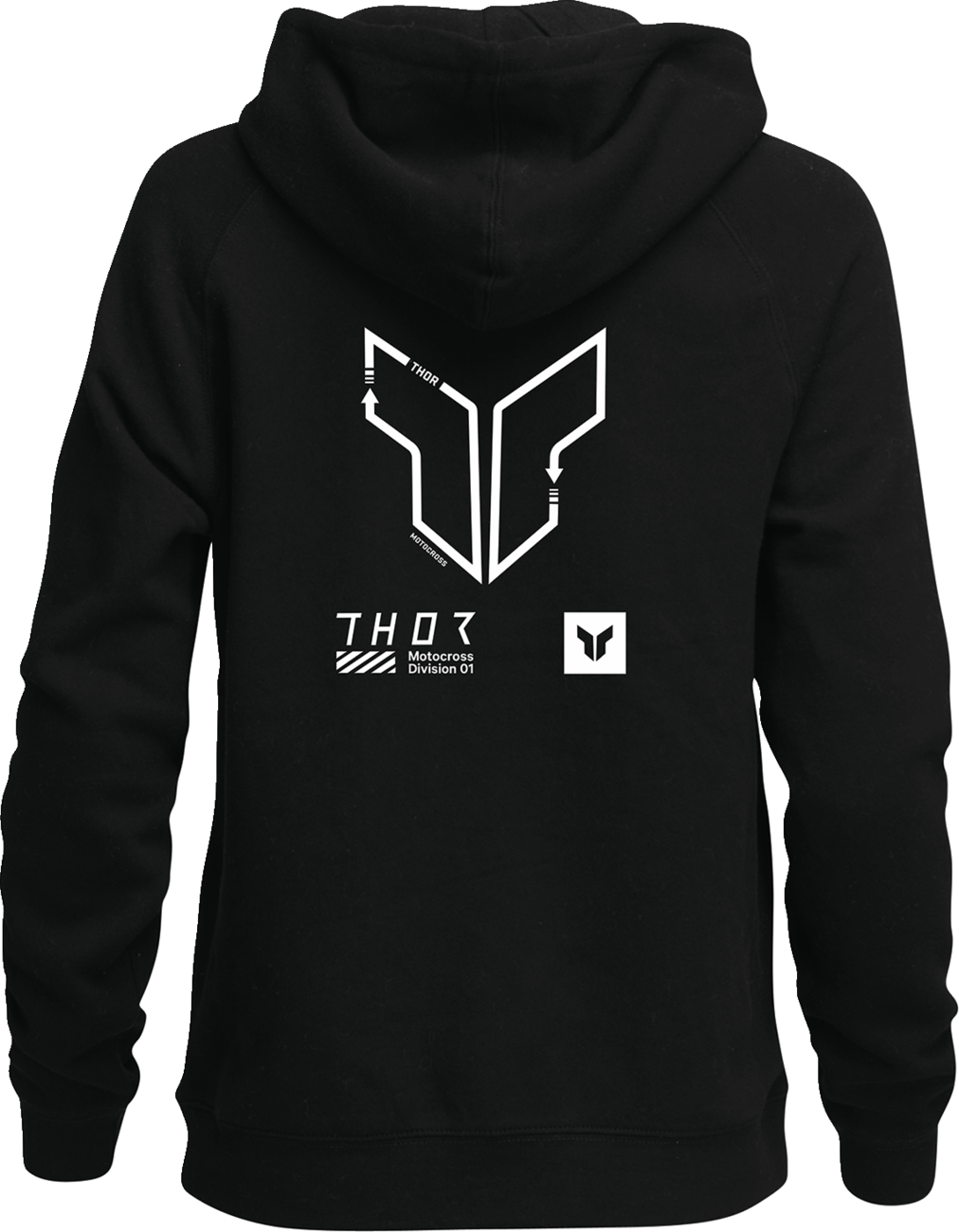 THOR Women's Trax Pullover Hoodie - Medium - Black - Part 3051-1236