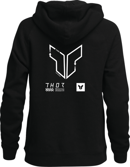 THOR Women's Trax Pullover Hoodie - Medium - Black - Part 3051-1236