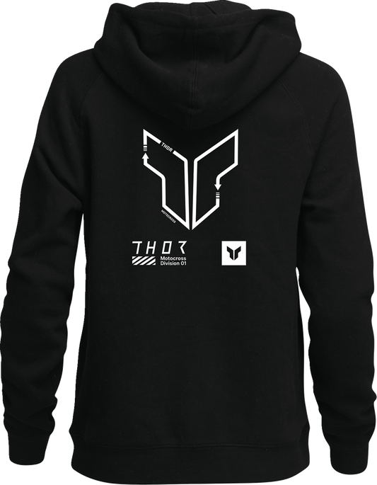 THOR Women's Trax Pullover Hoodie - Medium - Black - Part 3051-1236