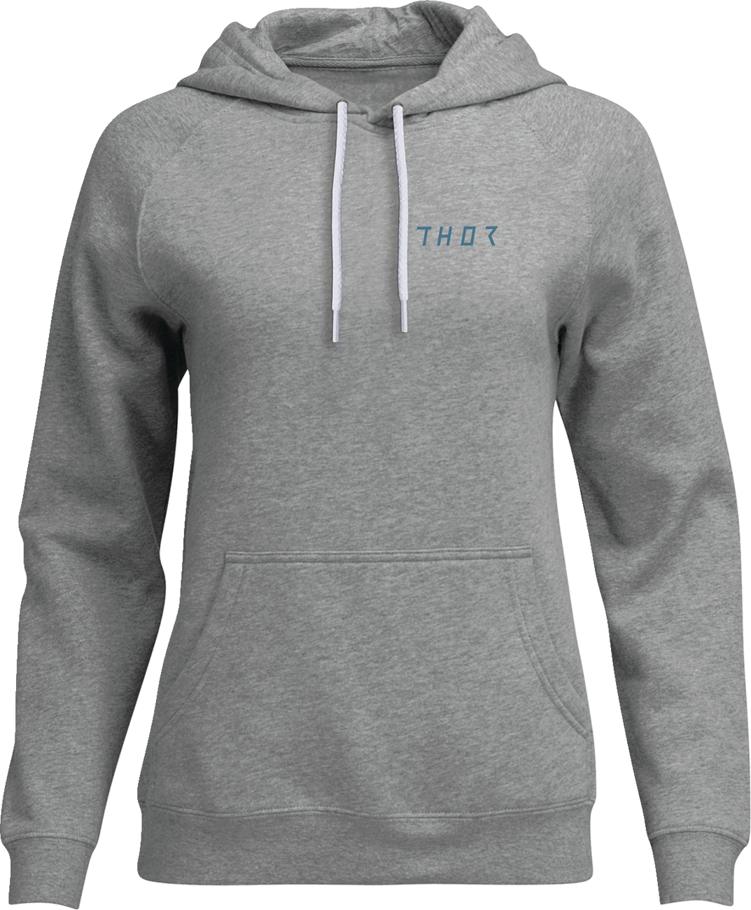 THOR Women's Trax Pullover Hoodie - Heather Gray Large (Part #3051-1242)