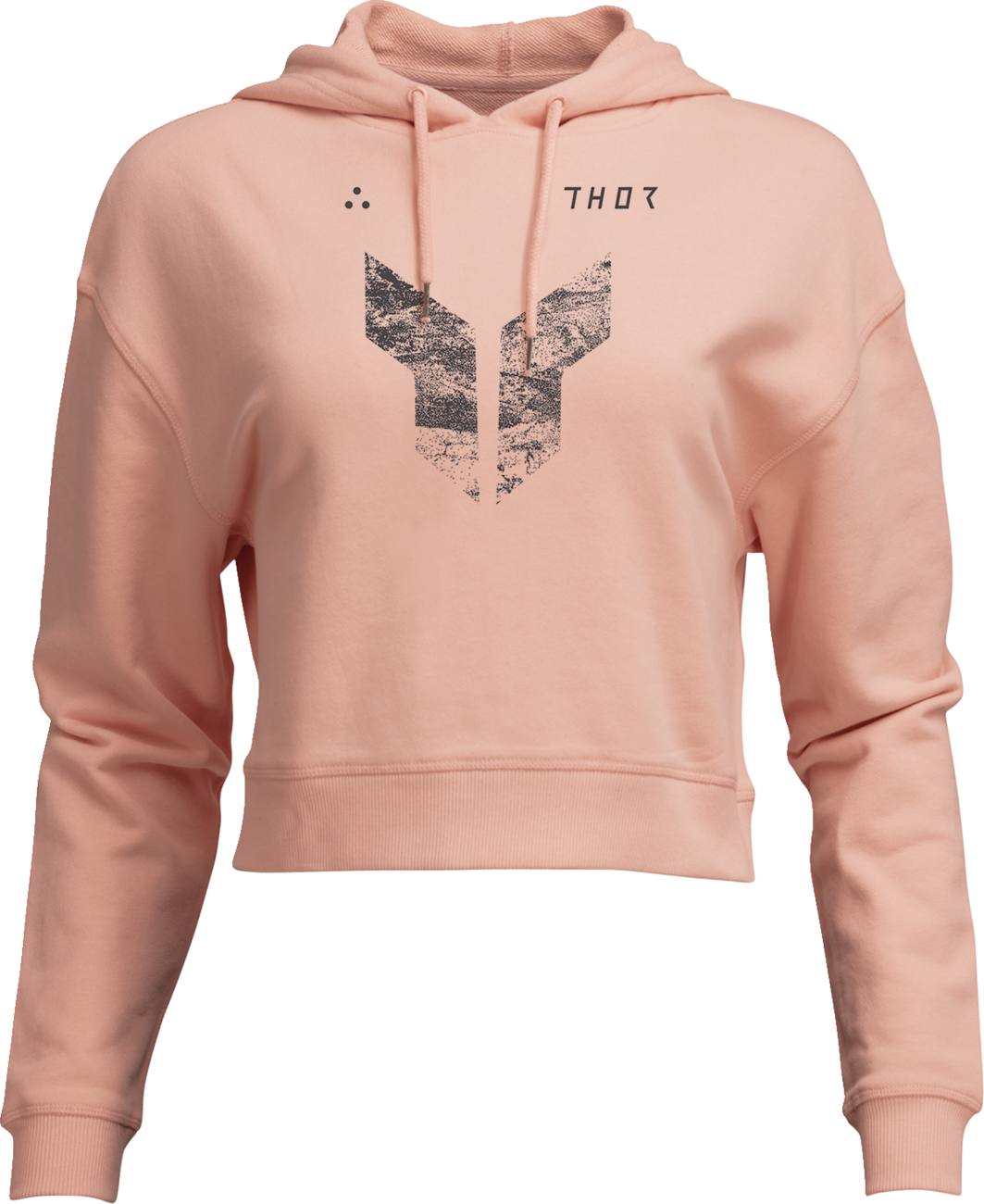 THOR Women's Iconic Pullover Crop Hoodie - Pink, Part Number 3051-1250