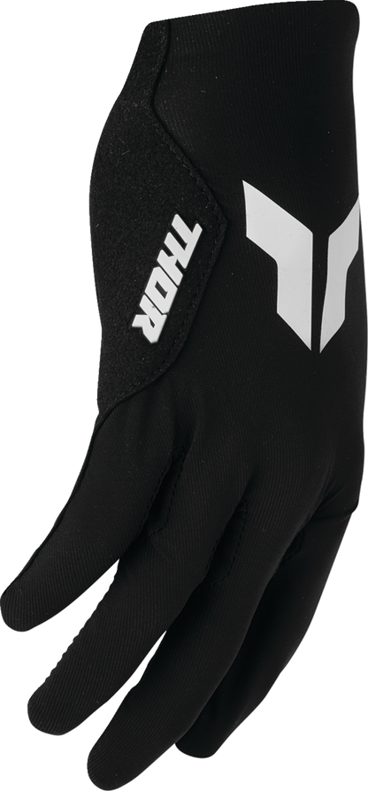 THOR Sportmode Iconic Gloves - Black - Large (Part Number 3330-8003)