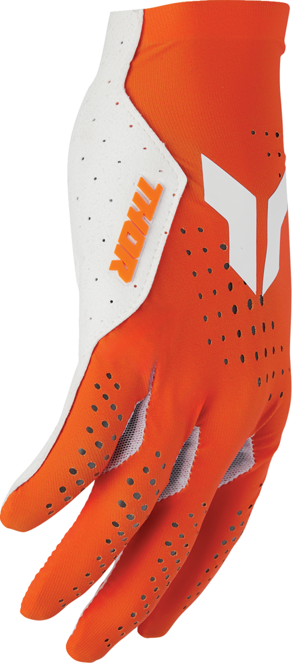 THOR Sportmode Vented Gloves - Iconic Orange, Size XS - Part Number 3330-8121