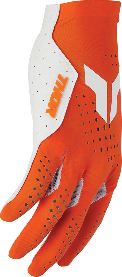 THOR Sportmode Vented Gloves - Iconic Orange, Size XS - Part Number 3330-8121