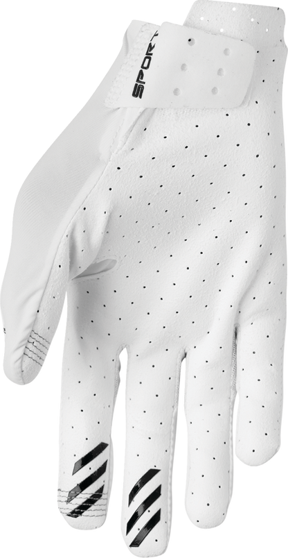 THOR Sportmode Vented Gloves - Iconic White, XL - Part Number 3330-8131