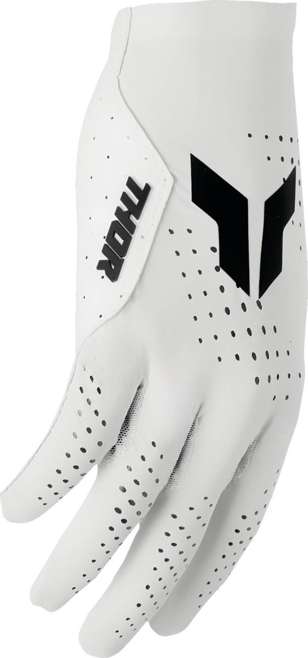 THOR Sportmode Vented Gloves - Iconic White, XL - Part Number 3330-8131