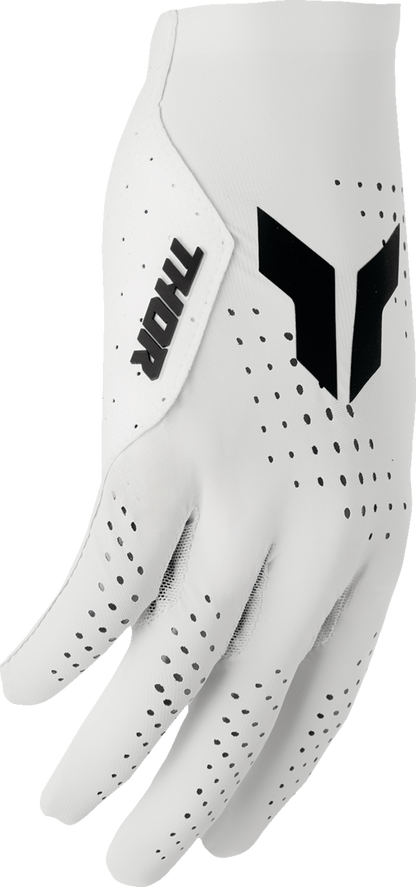 THOR Sportmode Vented Gloves - Iconic White, XL - Part Number 3330-8131