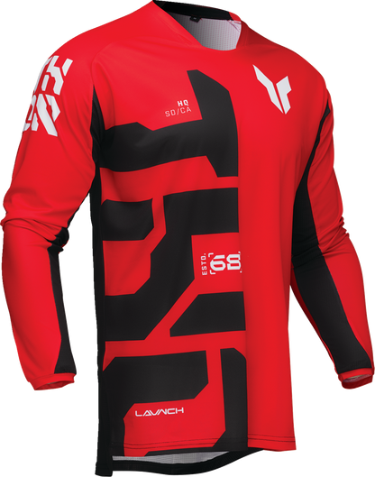 THOR Launchmode Forge Jersey 3XL by THOR - Red, Part No. 2910-8218
