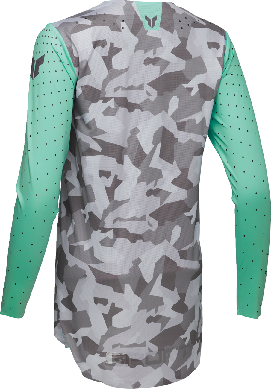 THOR Women's Sportmode Shadow Jersey - Teal, Part Number 2911-0321
