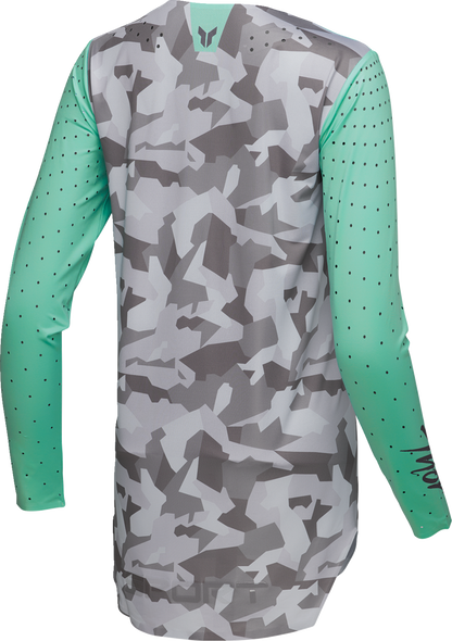 THOR Women's Sportmode Shadow Jersey - Teal, Part Number 2911-0321