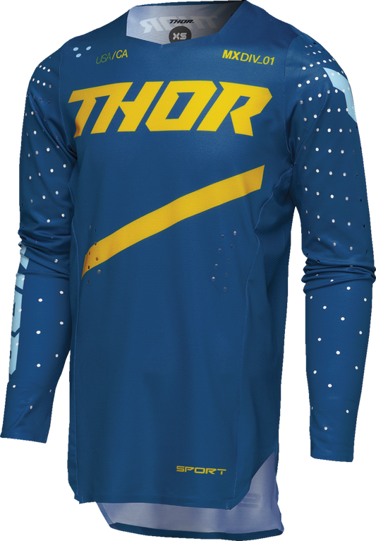 THOR Youth Sportmode Brave Jersey - Blue, Part Number 2912-2537