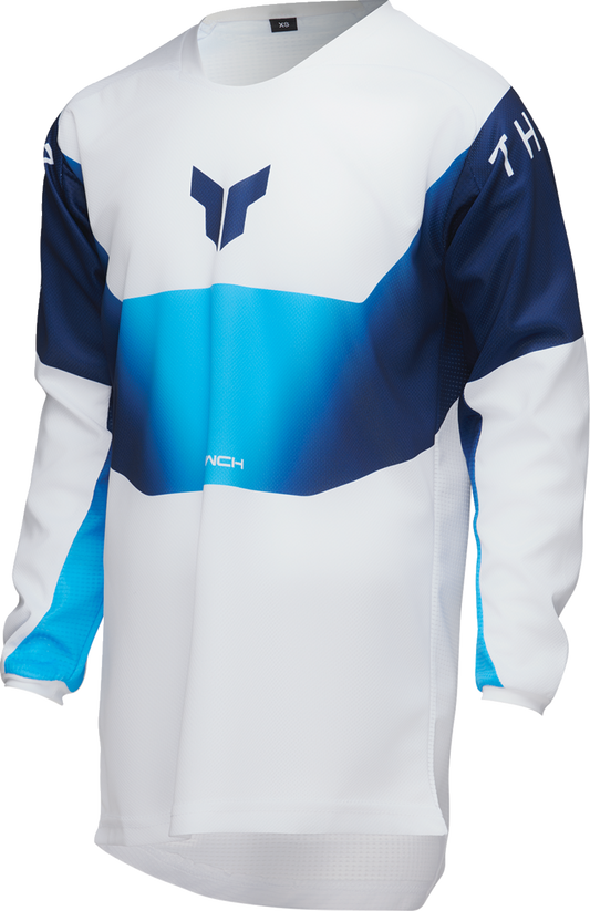 THOR Youth Launchmode Storm Jersey XL - White - Part Number 2912-2571