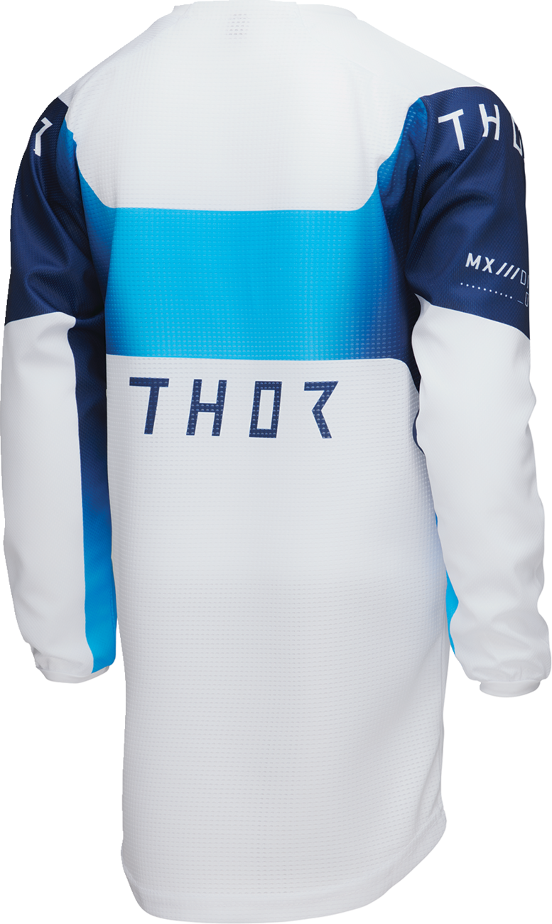 THOR Youth Launchmode Storm Jersey XL - White - Part Number 2912-2571