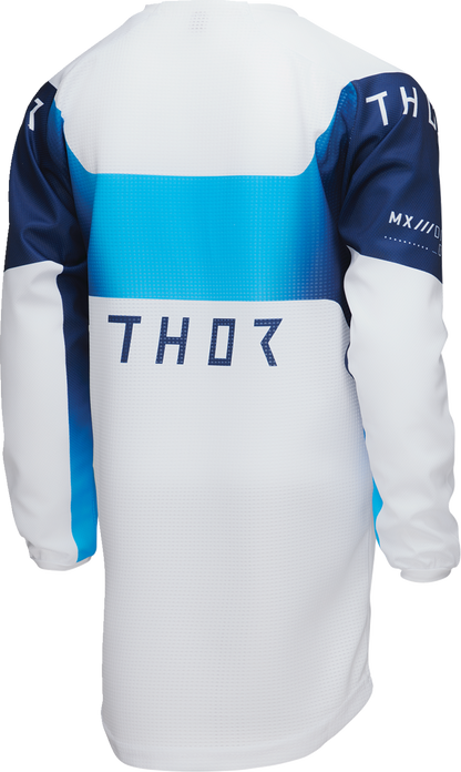 THOR Youth Launchmode Storm Jersey XL - White - Part Number 2912-2571