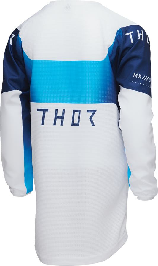 THOR Youth Launchmode Storm Jersey XL - White - Part Number 2912-2571