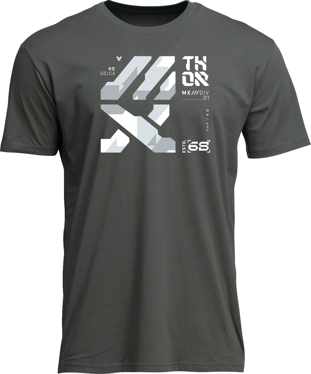 THOR Forge T-Shirt Charcoal 2XL - Part Number 3030-24555