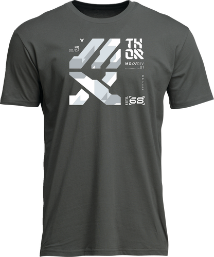 THOR Forge T-Shirt Charcoal 2XL - Part Number 3030-24555