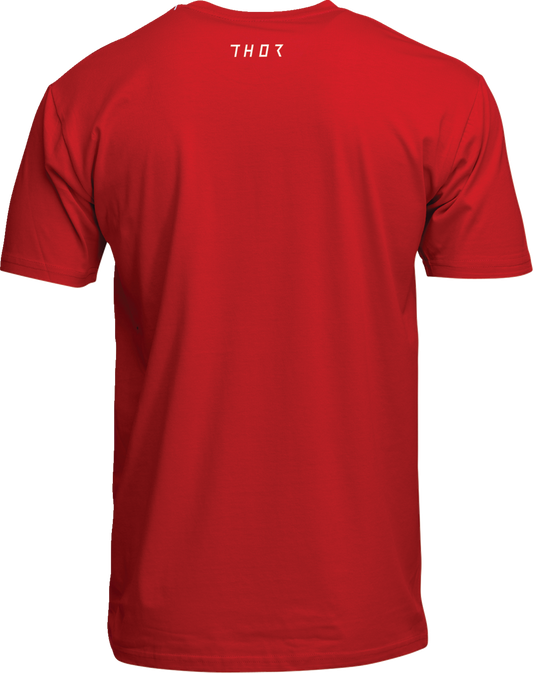 THOR Core T-Shirt - Red, Small - Part Number 3030-24597