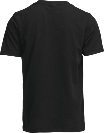 THOR Youth Iconic T-Shirt in Toxic Black (Part Number 3032-3836)