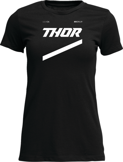 THOR Women's Brave T-Shirt - Black - Small (Part Number 3031-4296)
