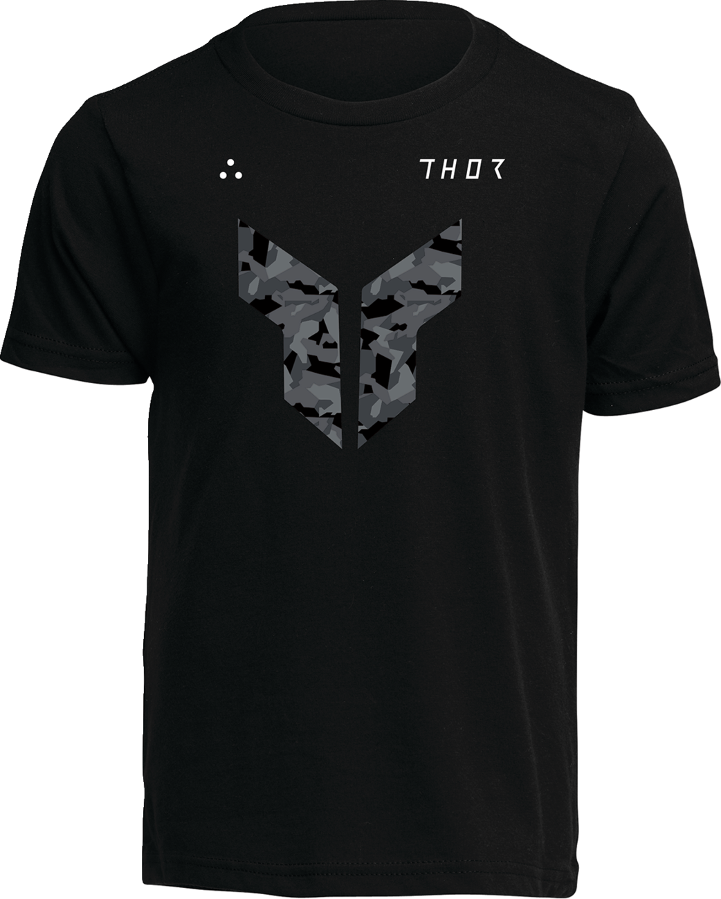 THOR Youth Iconic T-Shirt - Carbon Black, Part Number 3032-3826