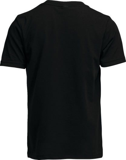 THOR Youth Iconic T-Shirt - Carbon Black, Part Number 3032-3826
