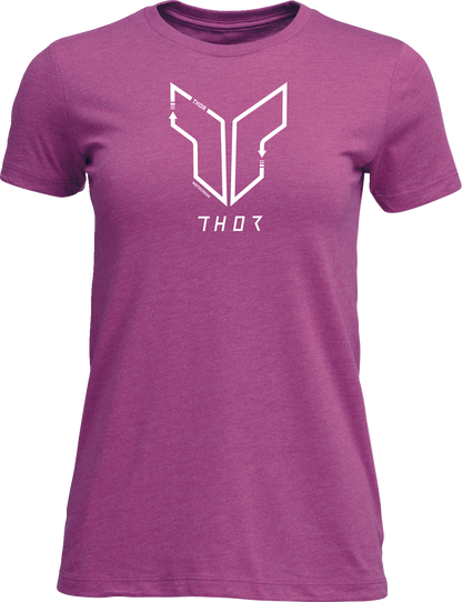 THOR Women's Trax Fuchsia T-Shirt - Part Number 3031-4301