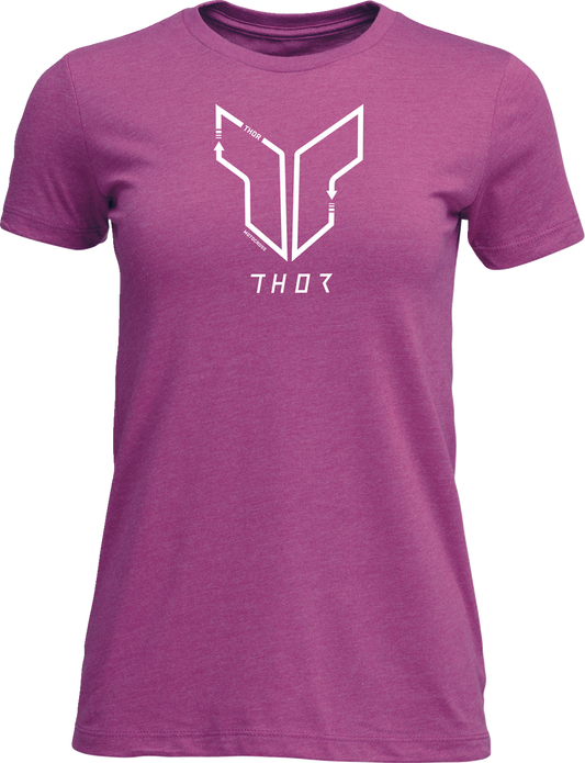 THOR Women's Trax Fuchsia T-Shirt - Part Number 3031-4301