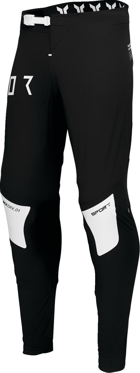 THOR Sportmode Strike Pants - Black/White US 33 (Part Number 2901-11698)
