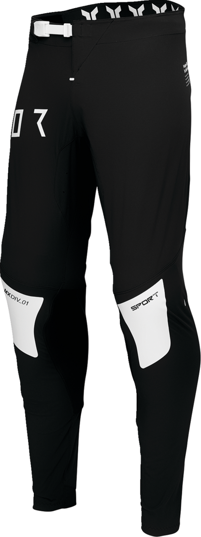 THOR Sportmode Strike Pants - Black/White US 33 (Part Number 2901-11698)