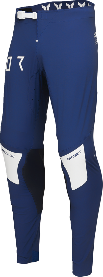 THOR Sportmode Strike Pants - Navy - US 33, Durable Nylon In-Motion Chassis with Moisture-Wicking Technology