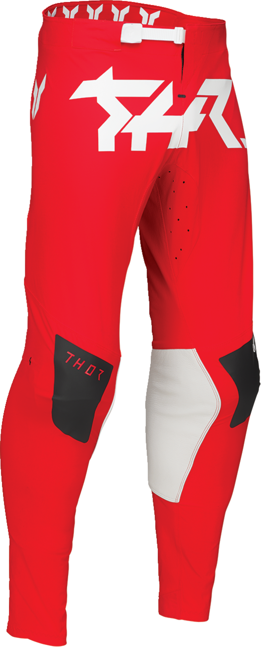 THOR Sportmode Riot Pants - Black and Red, Part Number 2901-11718