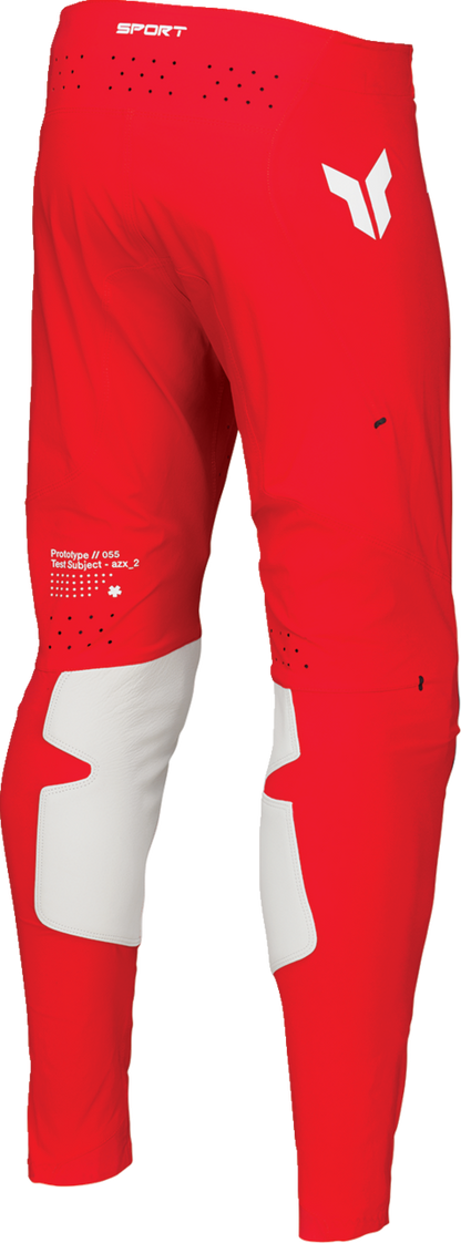 THOR Sportmode Riot Pants - Black and Red, Part Number 2901-11718