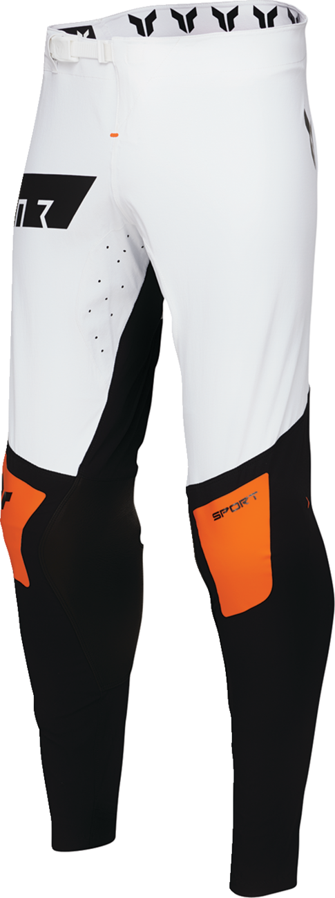 THOR Sportmode Rogue Pants White/Orange US 33 - Part #2901-11880