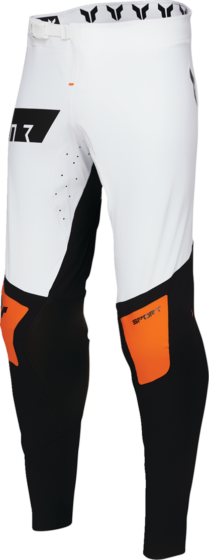 THOR Sportmode Rogue Pants White/Orange - US 34 (Part Number 2901-11881)