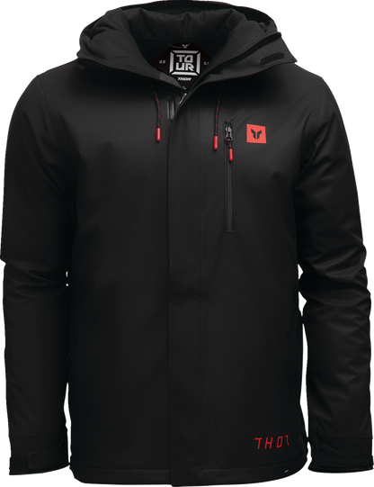 THOR Tour Jacket Black Small 2920-0822 - Waterproof Insulated Performance Outerwear