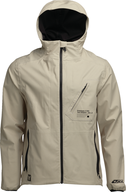 THOR Unit Lite Shell Jacket - Sand, 2XL - Water-Resistant and Durable Outerwear