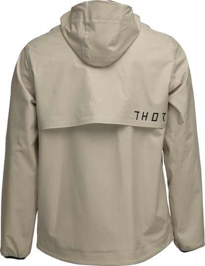 THOR Unit Lite Shell Jacket - Sand, 2XL - Water-Resistant and Durable Outerwear