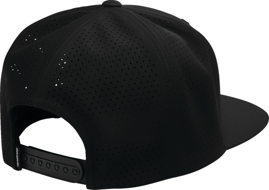 THOR Corp Black Five Panel Hat with 3D Thor Logo and Perforated Back - Part Number 2501-4292