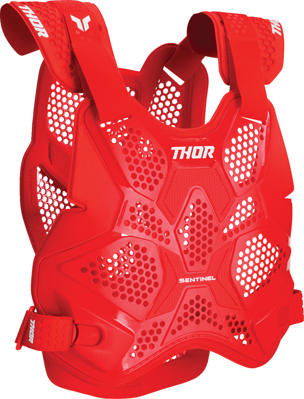 THOR Sentinel LTD Red Motorcycle Neck Guard - M/L (Part No. 2701-1412)