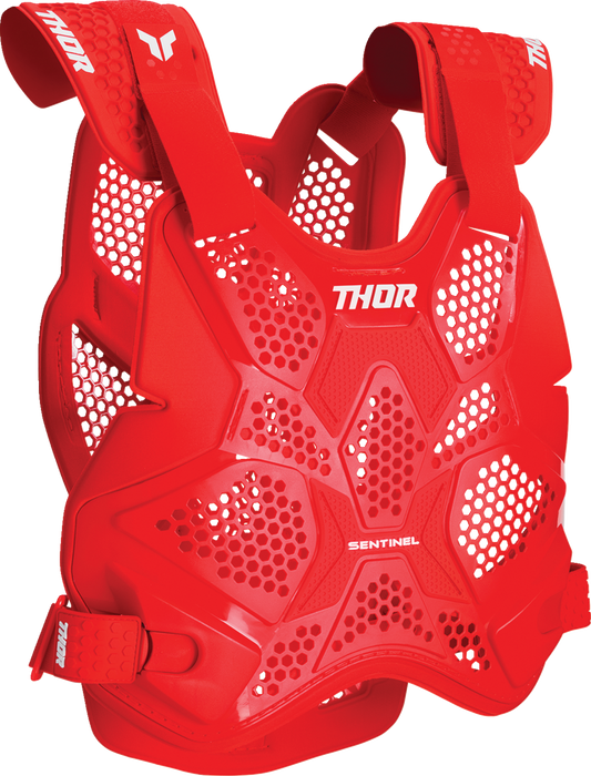 THOR Sentinel LTD Red Motorcycle Neck Guard - M/L (Part No. 2701-1412)