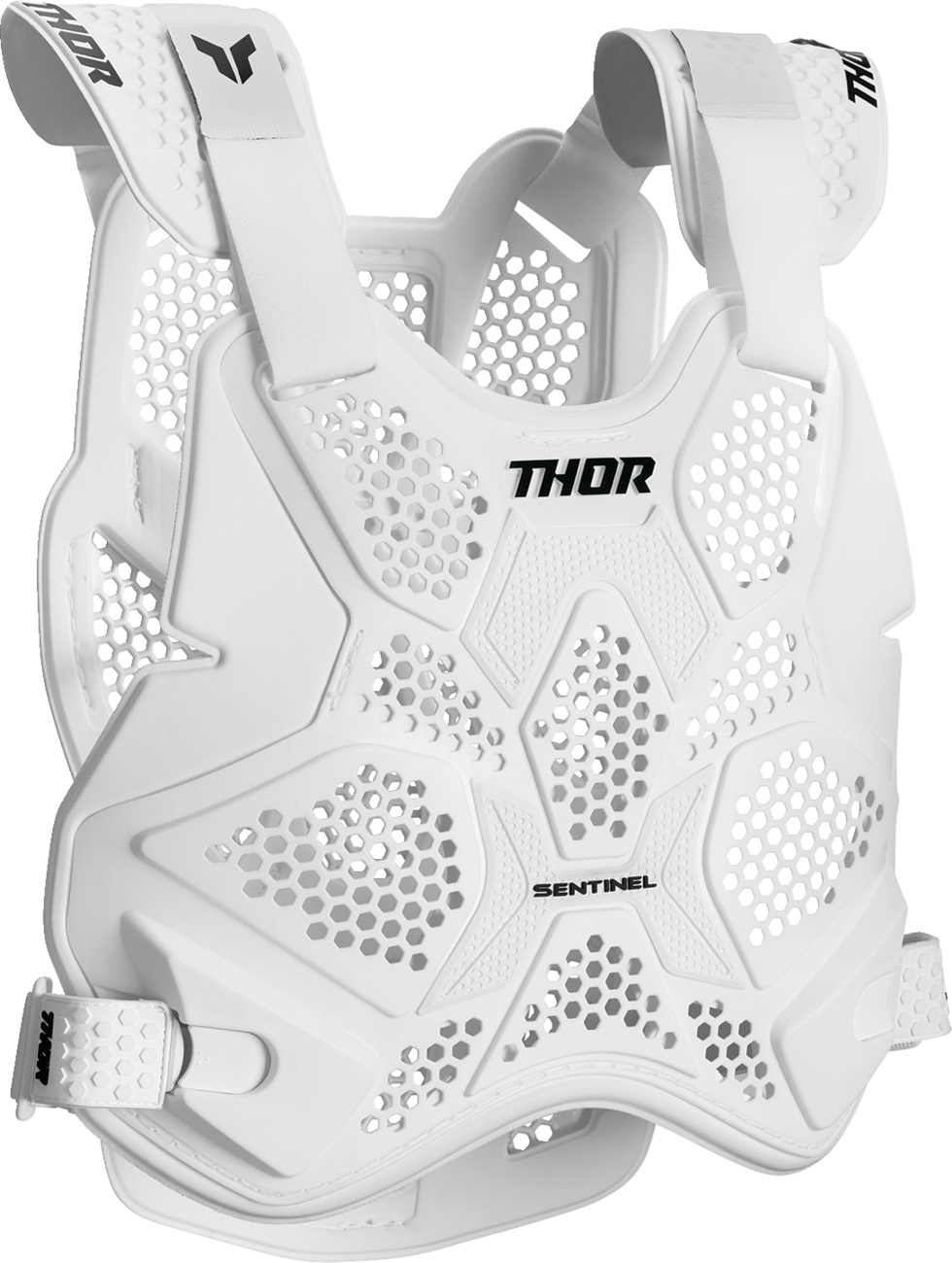 THOR Sentinel LTD Guard White XL/2XL - Lightweight Protective Front Panel with Adjustable Fit
