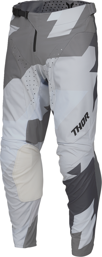 THOR Launchmode Brave Pants Black/Gray US 28 - Durable Motocross Gear with Enhanced Ventilation and Comfort
