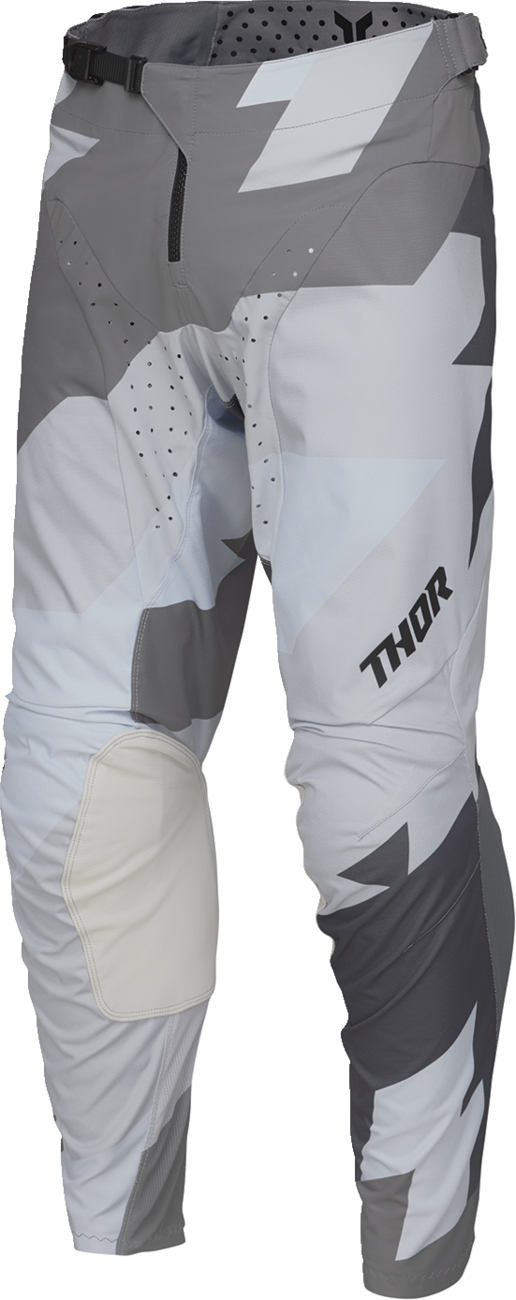 THOR Launchmode Brave Pants - Black/Gray US 32 | Durable Motorcycle Riding Gear with Ventilation and Comfort