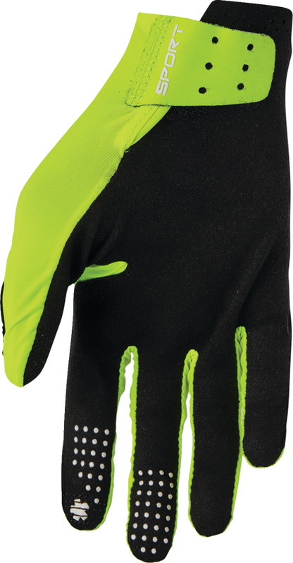 THOR Sportmode Riot Gloves - Acid Large (Part Number 3330-8027)