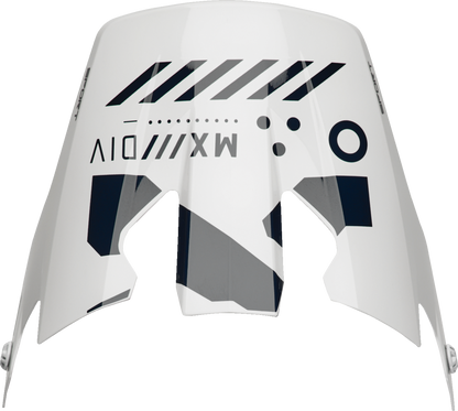 THOR Reflex Sport Visor - Strike Navy/Acid 0132-1834