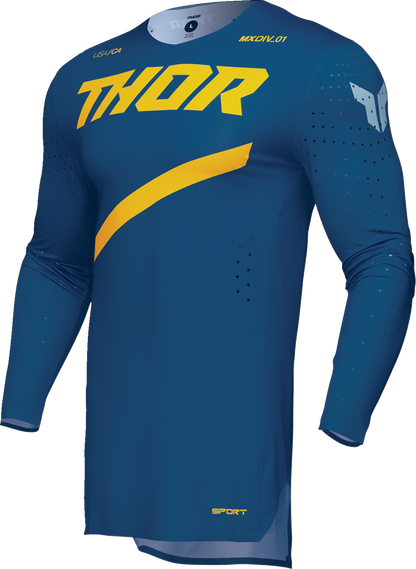 THOR Sportmode Brave Jersey - Blue - Medium (Part Number 2910-8095)