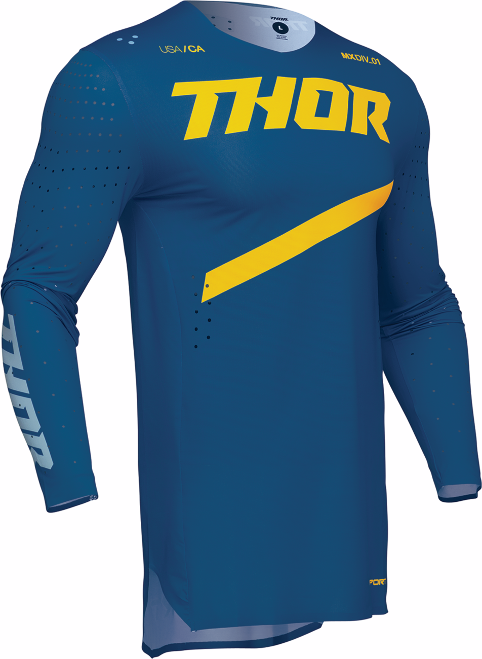 THOR Sportmode Brave Jersey - Blue - Medium (Part Number 2910-8095)