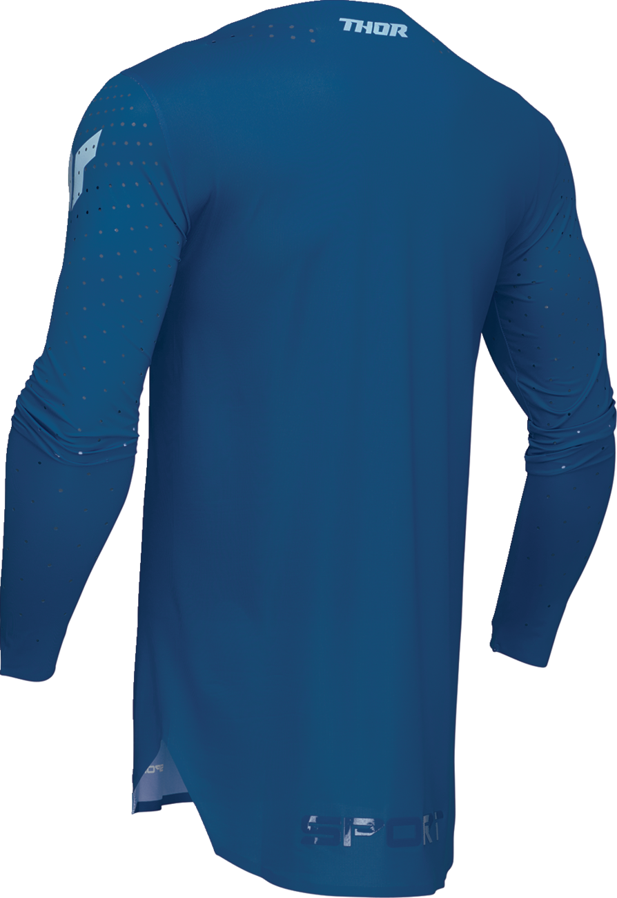 THOR Sportmode Brave Jersey - Blue - Medium (Part Number 2910-8095)